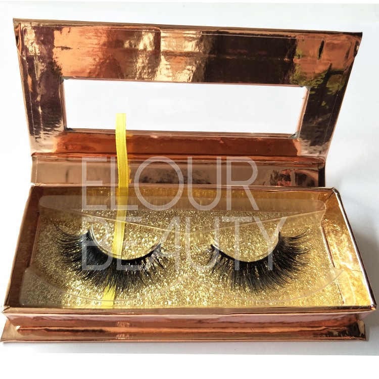 rose gold magnetic packaging for luxury mink 3d lashes China.jpg